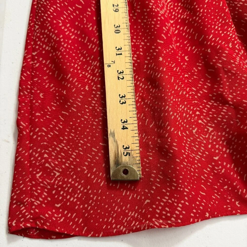 Lauren Ralph Lauren Women’s Red Long Sleeve  Knee Length Dress Spring Size 6